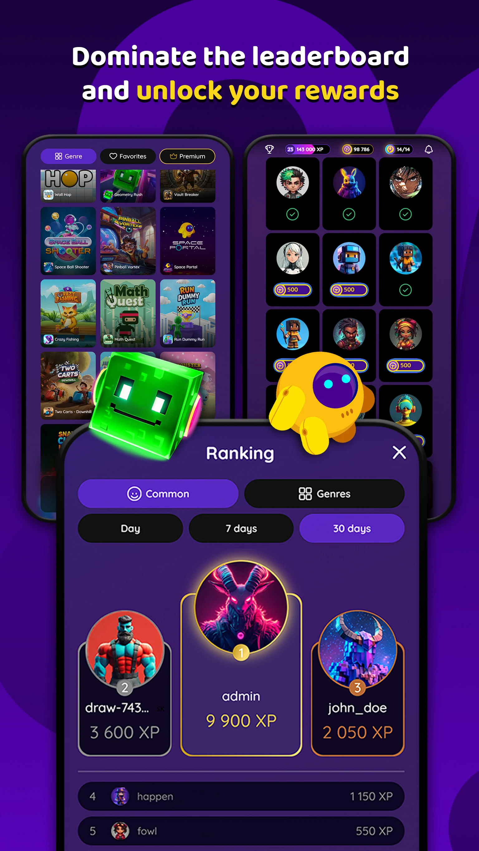 TuuTap mini games competition screenshot